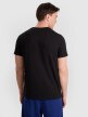 Męski t-shirt z nadrukiem 4F 4FRAW25TTSHM3318 - czarny