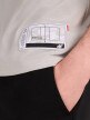 Męski t-shirt z nadrukiem 4F 4FRAW25TTSHM3318 - szary