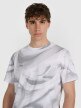 mini: Męski t-shirt z nadrukiem 4F 4FRAW25TTSHM3555 - biały (4)