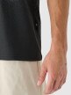 Męski t-shirt z nadrukiem 4F 4FRSS24TTSHM2538 - czarny
