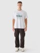 Męski t-shirt z nadrukiem 4F 4FRSS24TTSHM2540 - biały