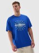 4F Męski tshirt z nadrukiem 4F 4FRSS24TTSHM2540  niebieski Niebieski