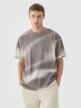 4F Męski tshirt z nadrukiem 4F 4FRSS24TTSHM2554  szary Szary