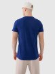 Męski t-shirt z nadrukiem 4F 4FRSS25TTSHM2690 - granatowy