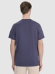 Męski t-shirt z nadrukiem 4F 4FRSS25TTSHM2847 - granatowy