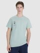 4F Męski tshirt z nadrukiem 4F 4FRSS25TTSHM2850  turkusowy Turkusowy