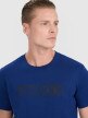 Męski t-shirt z nadrukiem 4F 4FRSS25TTSHM2851 - granatowy 