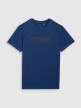 Męski t-shirt z nadrukiem 4F 4FRSS25TTSHM2851 - granatowy 