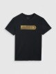 Męski t-shirt z nadrukiem 4F 4FRSS25TTSHM2851 - czarny