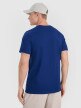 Męski t-shirt z nadrukiem 4F 4FRSS25TTSHM2852 - granatowy