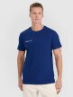 Męski t-shirt z nadrukiem 4F 4FRSS25TTSHM2853 - granatowy