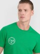 Męski t-shirt z nadrukiem 4F 4FRSS25TTSHM2854 - zielony