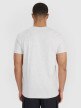 Męski t-shirt z nadrukiem 4F 4FRSS25TTSHM2980 - szary