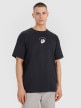 4F Męski tshirt z nadrukiem 4F 4FRSS25TTSHM2981  czarny Czarny
