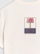 Męski t-shirt z nadrukiem 4F 4FRSS25TTSHM2983 - biały