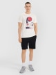 Męski t-shirt z nadrukiem 4F 4FRSS25TTSHM2983 - biały