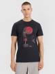 Męski t-shirt z nadrukiem 4F 4FRSS25TTSHM2983 - czarny