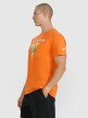 mini: Męski t-shirt z nadrukiem 4F 4FRSS25TTSHM3155 - pomarańczowy (3)