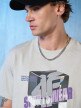 mini: Męski t-shirt z nadrukiem 4F 4FRSS26TTSHM3657 - szary (3)