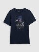 mini: Męski t-shirt z nadrukiem 4F 4FRSS26TTSHM3659 - granatowy (8)