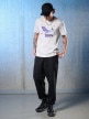 mini: Męski t-shirt z nadrukiem 4F 4FRSS26TTSHM3661 - biały (2)