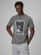 Obrazek dla: 4F Męski tshirt z nadrukiem 4F 4FRSS26TTSHM3769  szary Szary