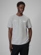 mini: Męski t-shirt z nadrukiem 4F 4FRSS26TTSHM3772 - szary (1)