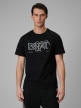 mini: Męski t-shirt z nadrukiem 4F 4FRSS26TTSHM3775 - czarny (1)