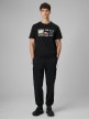 mini: Męski t-shirt z nadrukiem 4F 4FRSS26TTSHM3810 - czarny (2)