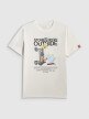 mini: Męski t-shirt z nadrukiem 4F 4FRSS26TTSHM3811 - biały (5)