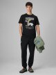 mini: Męski t-shirt z nadrukiem 4F 4FRSS26TTSHM3811 - czarny (2)