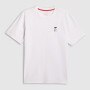 mini: Męski t-shirt z nadrukiem 4F 4FRSS26TTSHM3818 - biały (7)