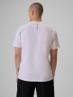 mini: Męski t-shirt z nadrukiem 4F 4FRSS26TTSHM3875 - biały (4)