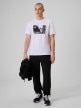 mini: Męski t-shirt z nadrukiem 4F 4FRSS26TTSHM3878 - biały (3)