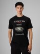 mini: Męski t-shirt z nadrukiem 4F 4FRSS26TTSHM3976 - czarny (1)