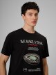 mini: Męski t-shirt z nadrukiem 4F 4FRSS26TTSHM3976 - czarny (3)