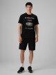 mini: Męski t-shirt z nadrukiem 4F 4FRSS26TTSHM3976 - czarny (2)