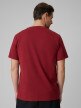 mini: Męski t-shirt z nadrukiem 4F 4FRSS26TTSHM3989 - czerwony (6)