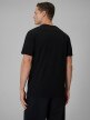 mini: Męski t-shirt z nadrukiem 4F 4FRSS26TTSHM3990 - czarny (4)
