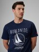 mini: Męski t-shirt z nadrukiem 4F 4FRSS26TTSHM3993 - granatowy (3)