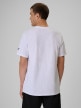 mini: Męski t-shirt z nadrukiem 4F 4FRSS26TTSHM3994 - biały (5)