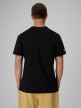 mini: Męski t-shirt z nadrukiem 4F 4FRSS26TTSHM3994 - czarny (4)