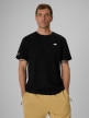  4F Męski tshirt z nadrukiem 4F 4FRSS26TTSHM3994  czarny Czarny