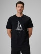 mini: Męski t-shirt z nadrukiem 4F 4FRSS26TTSHM3996 - czarny (1)