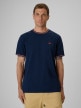  4F Męski tshirt z nadrukiem 4F 4FRSS26TTSHM3997  granatowy Granatowy