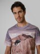 mini: Męski t-shirt z nadrukiem 4F 4FRSS26TTSHM4229 - multikolor (3)