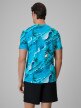 mini: Męski t-shirt z nadrukiem 4F 4FRSS26TTSHM4300 - niebieski (4)