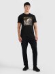 mini: Męski t-shirt z nadrukiem 4F 4FWAW25TTSHM3122 - czarny (5)