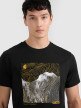 mini: Męski t-shirt z nadrukiem 4F 4FWAW25TTSHM3122 - czarny (4)