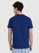 Męski t-shirt z nadrukiem 4F 4FWMM00TTSHM2257 - granatowy